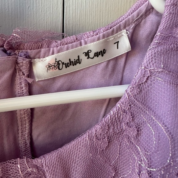 Orchard Lane size 7 lavender Easter dress - Picture 2 of 3